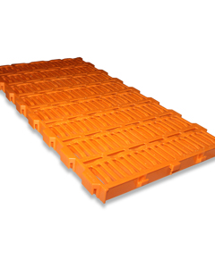 Plastic slat 800x400 orange/open for sows (type A)